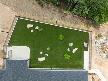 Small grassy area